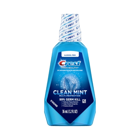 Mouthwash Crest® PRO-HEALTH® 36 mL Clean Mint Flavor (1/EA 48/CS) by Procter & Gamble  ID 3700044979